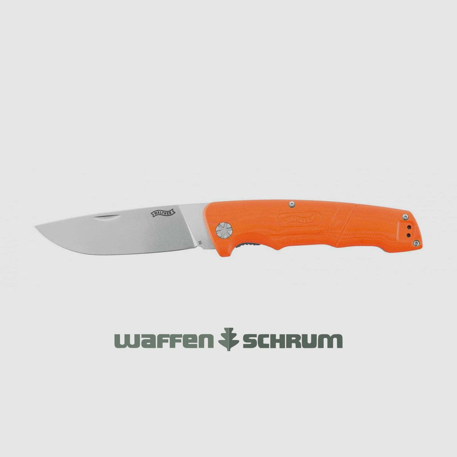 Couteau pliant Walther HBF2 Longueur de la lame 10 cm - Couteau à une main Étui en nylon