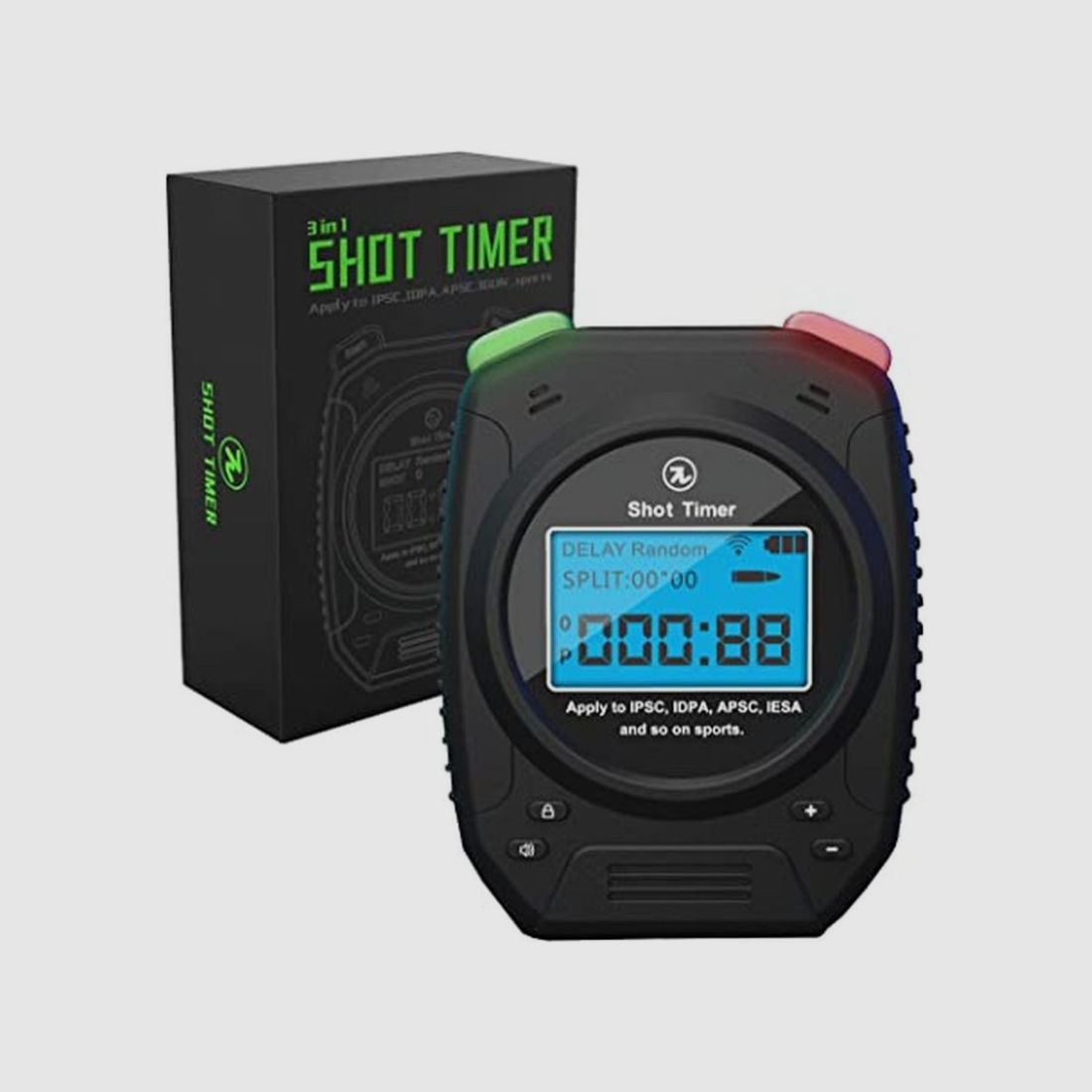SHOT TIMER 3 IN 1 SCHWARZ BLUETOOTH