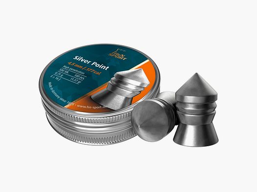 H&N Diabolo Silver Point 4,5mm (.177) - 400 uds