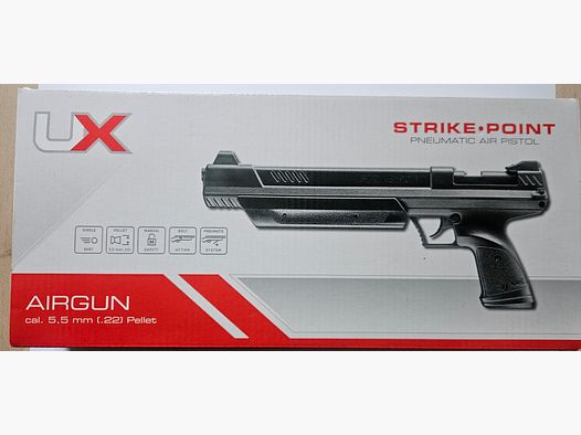 UX Strike Point Luftpistole Schwarz 5,5 mm Diabolo