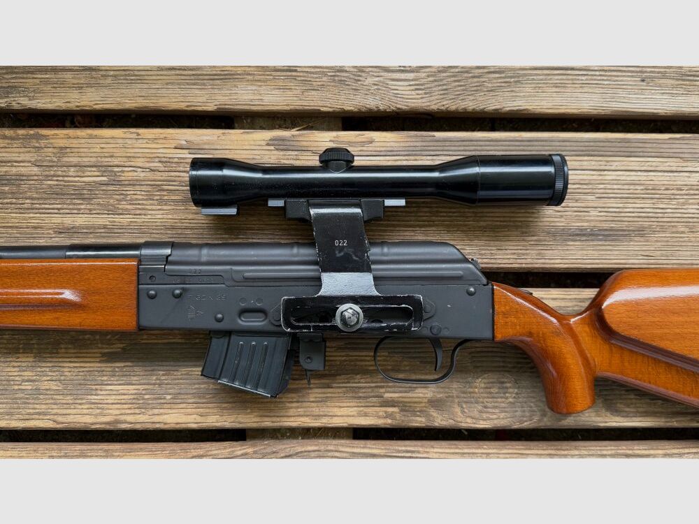 VEB GWB Wiesa Speger met ZF Carl Zeiss 4x32 overeenkomend nummer verzamelobject