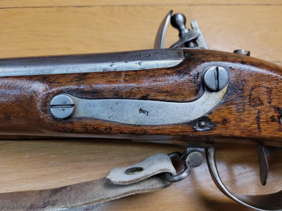 Sehr gutes Gewehr 1777 modifiziert AN IX – Kaiserliche Manufaktur von St Étienne – Jahr 1810 – sehr homogen – Gewehrriemen und Bajonett – Ausgezeichneter Zustand!, Bild 11 von 29