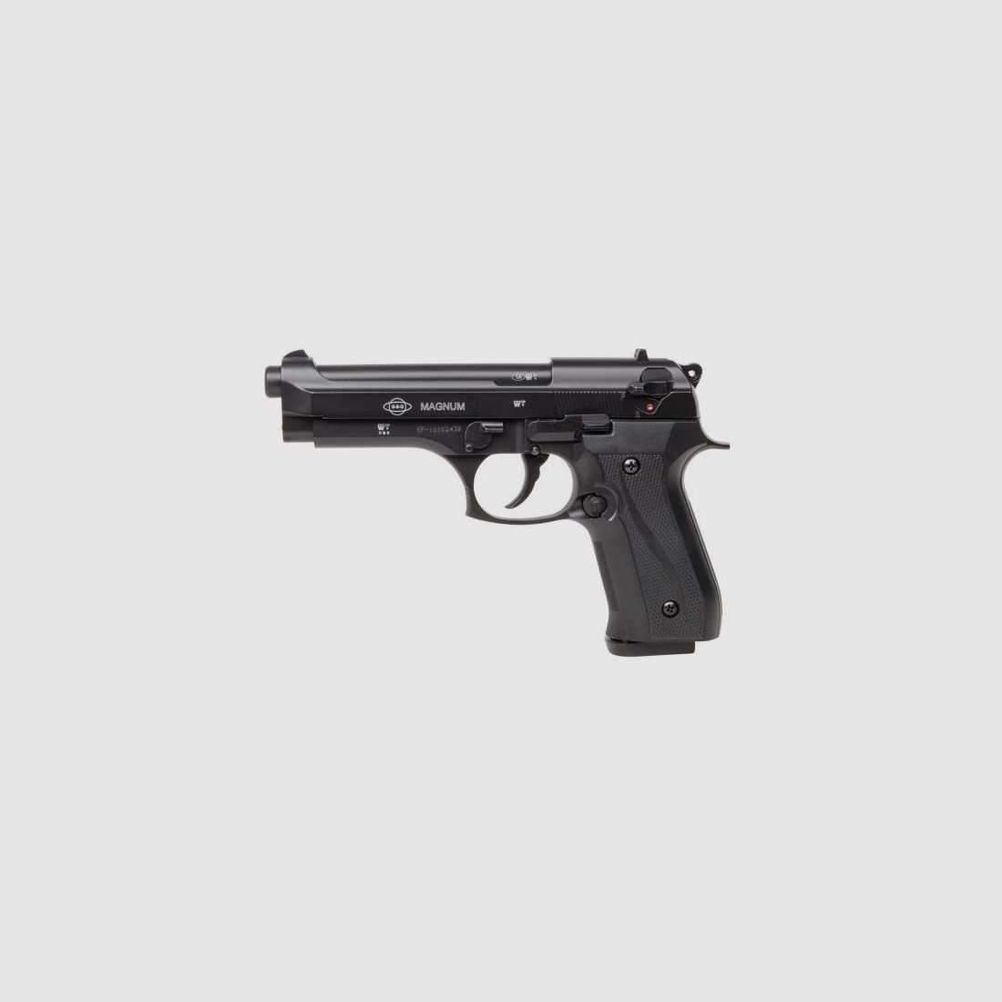 EKOL Firat Magnum Zwart 9mm P.A.K. - Gas Signaal - Schreckschusspistool