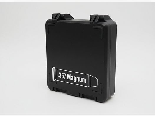 Filamelt ammunition box / 357 Magnum / 'folding / locking lid' / cartridge box, ammo box