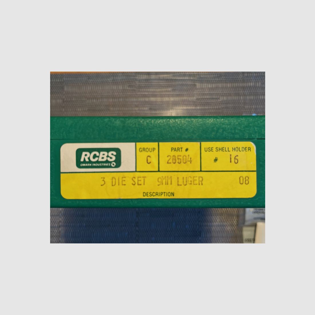 RCBS Matrizensatz 9 mm Luger, Group C, gebraucht