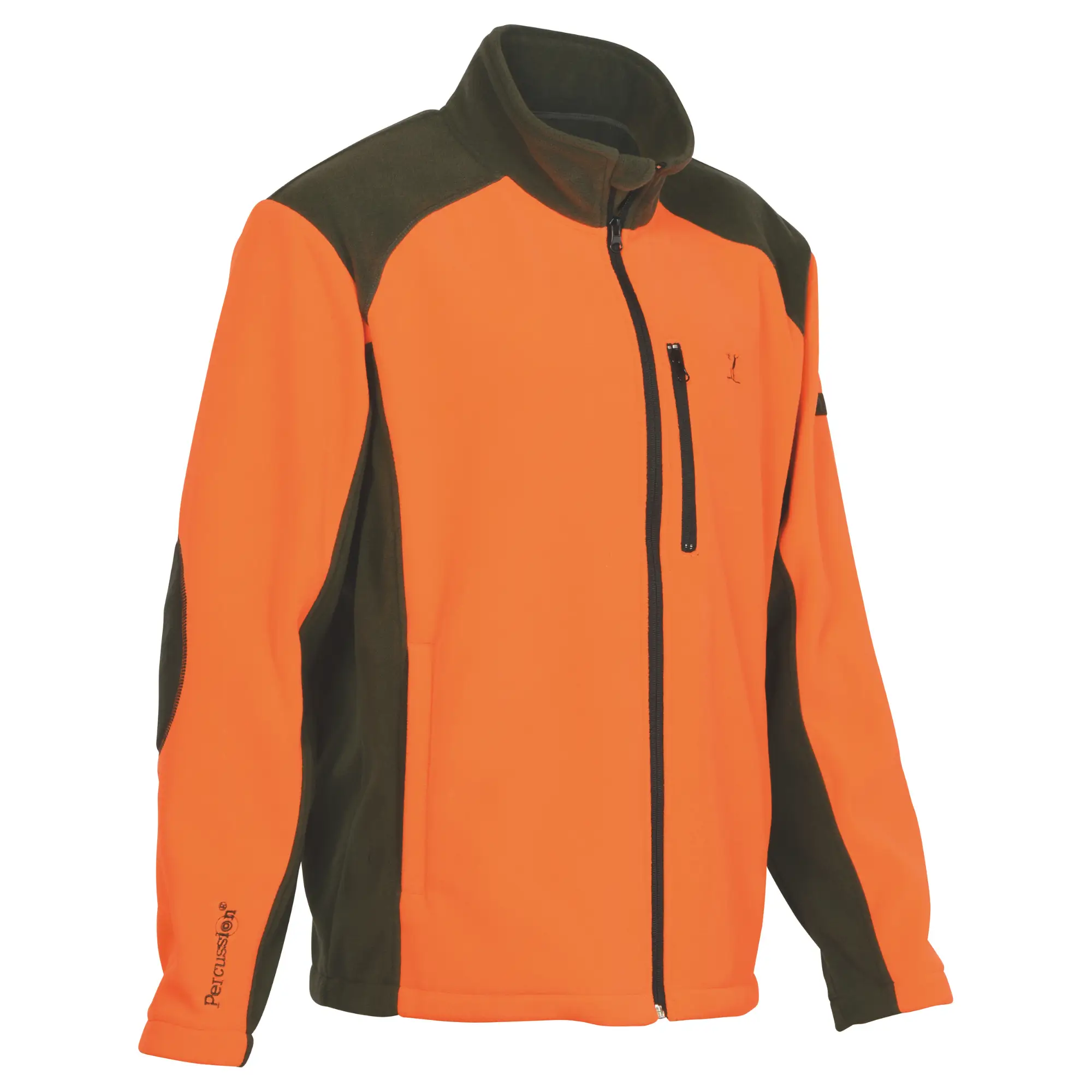 Percussion Kinder Fleece Blouson (Blaze Oranje/Groen)