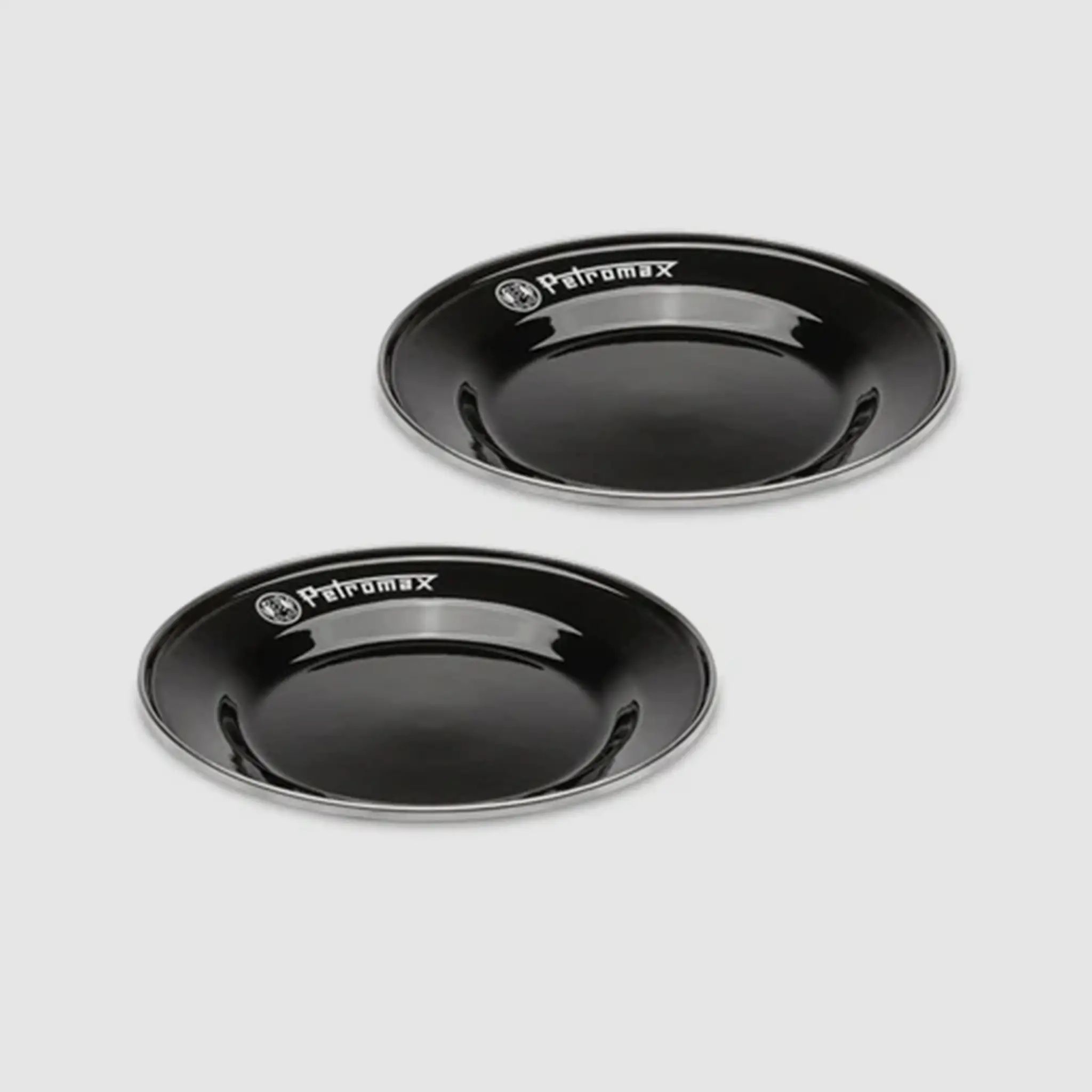 Petromax Petromax Emaille Teller 26 cm 2er Set - Schwarz