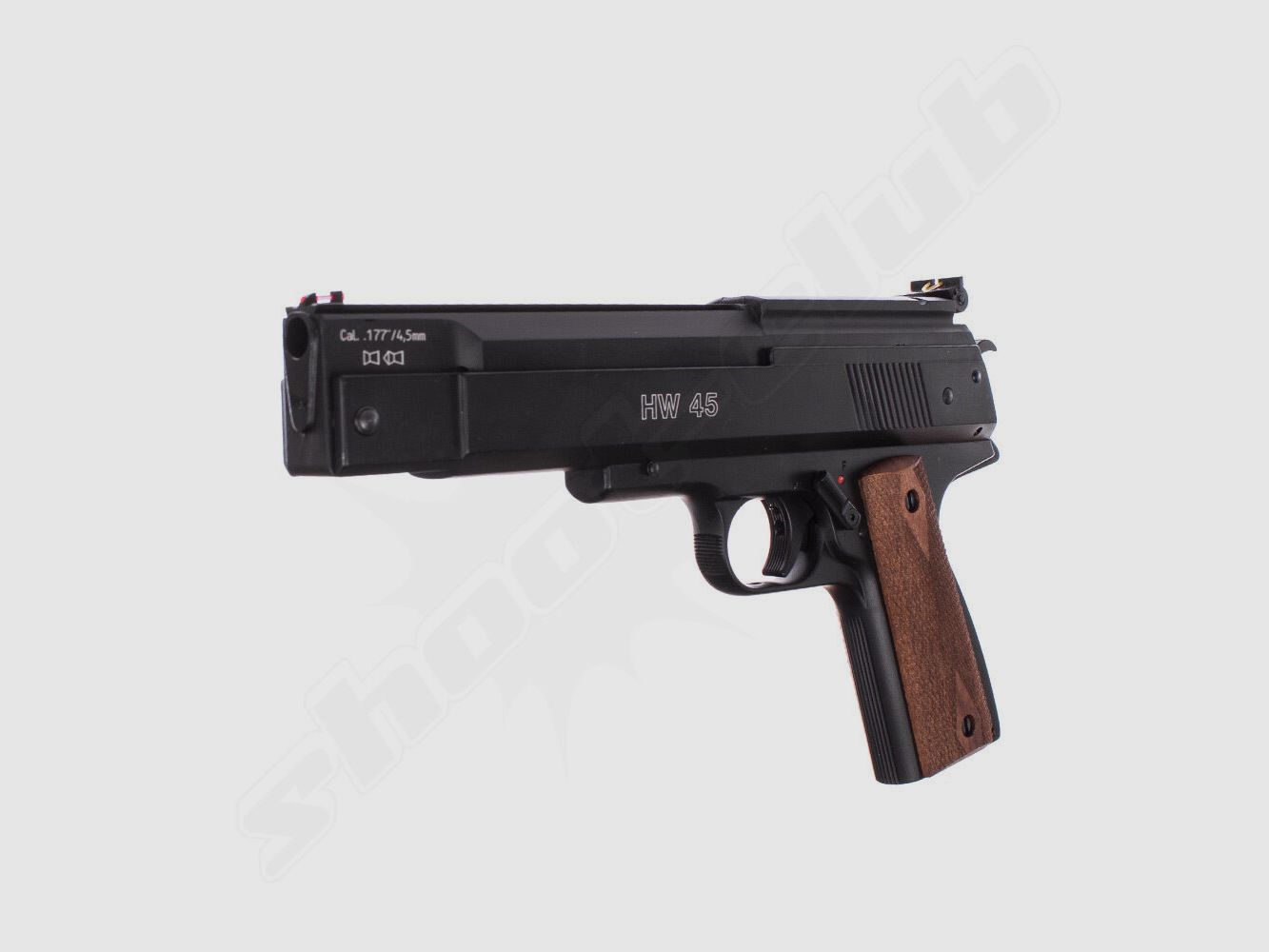 Weihrauch HW 45 pistola de aire en set de 4,5 mm - Set de plinking