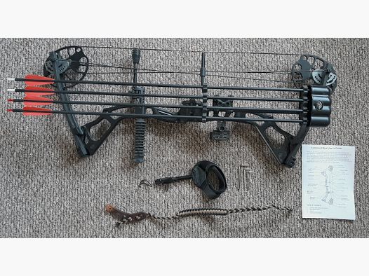 Man Kung Compoundbogen Mirage, schwarz