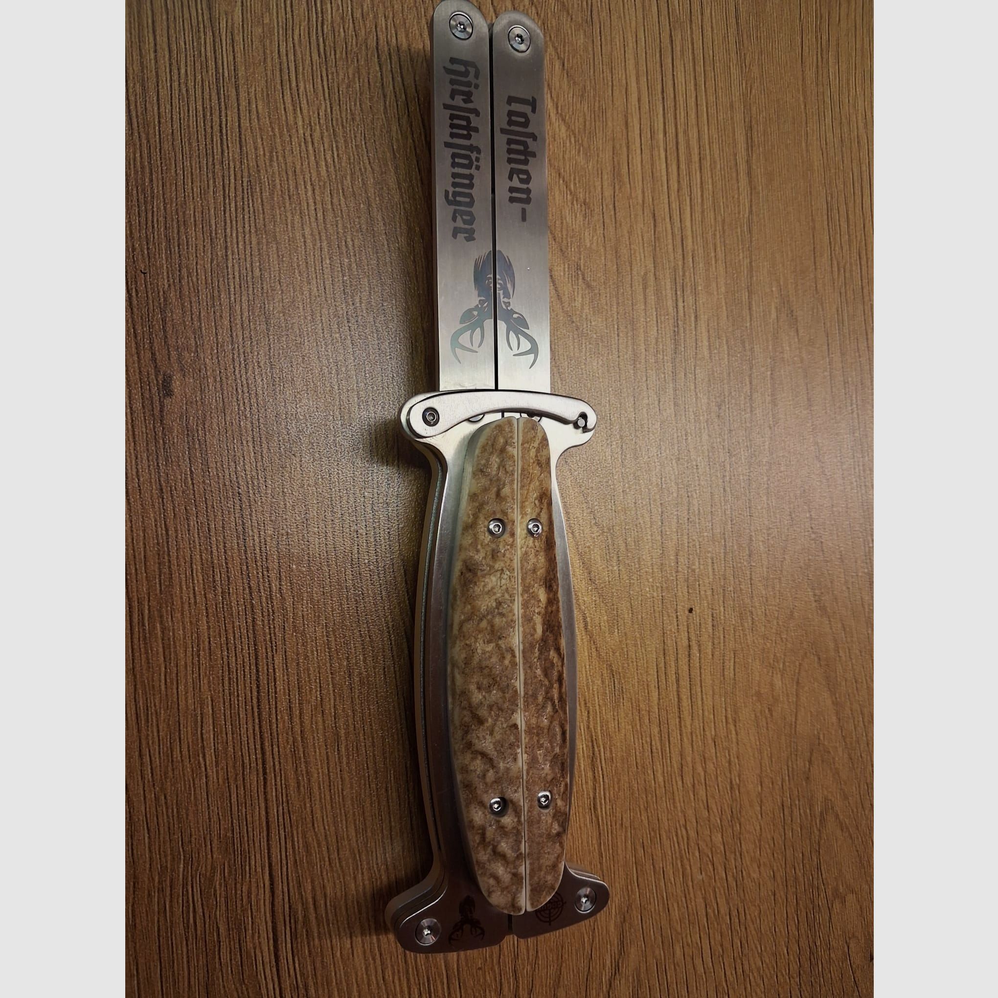 Coltello da tasca Hirschfänger Pantograph pezzo da collezione limitato Nr. 4727 di 5000