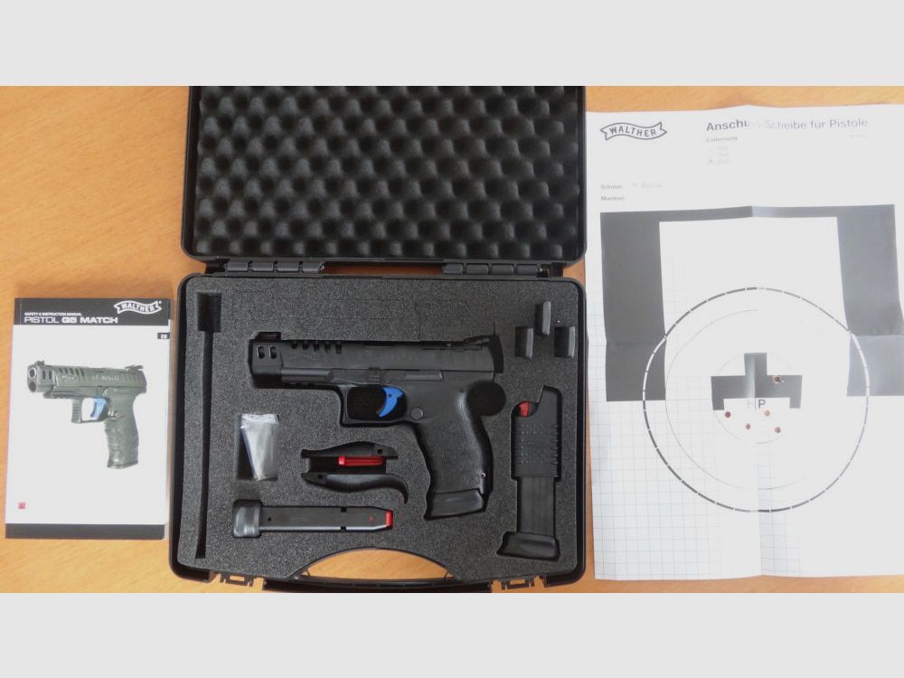 Walther SL-pistool Q5 Champion, 17-schots, 9 mm x 19