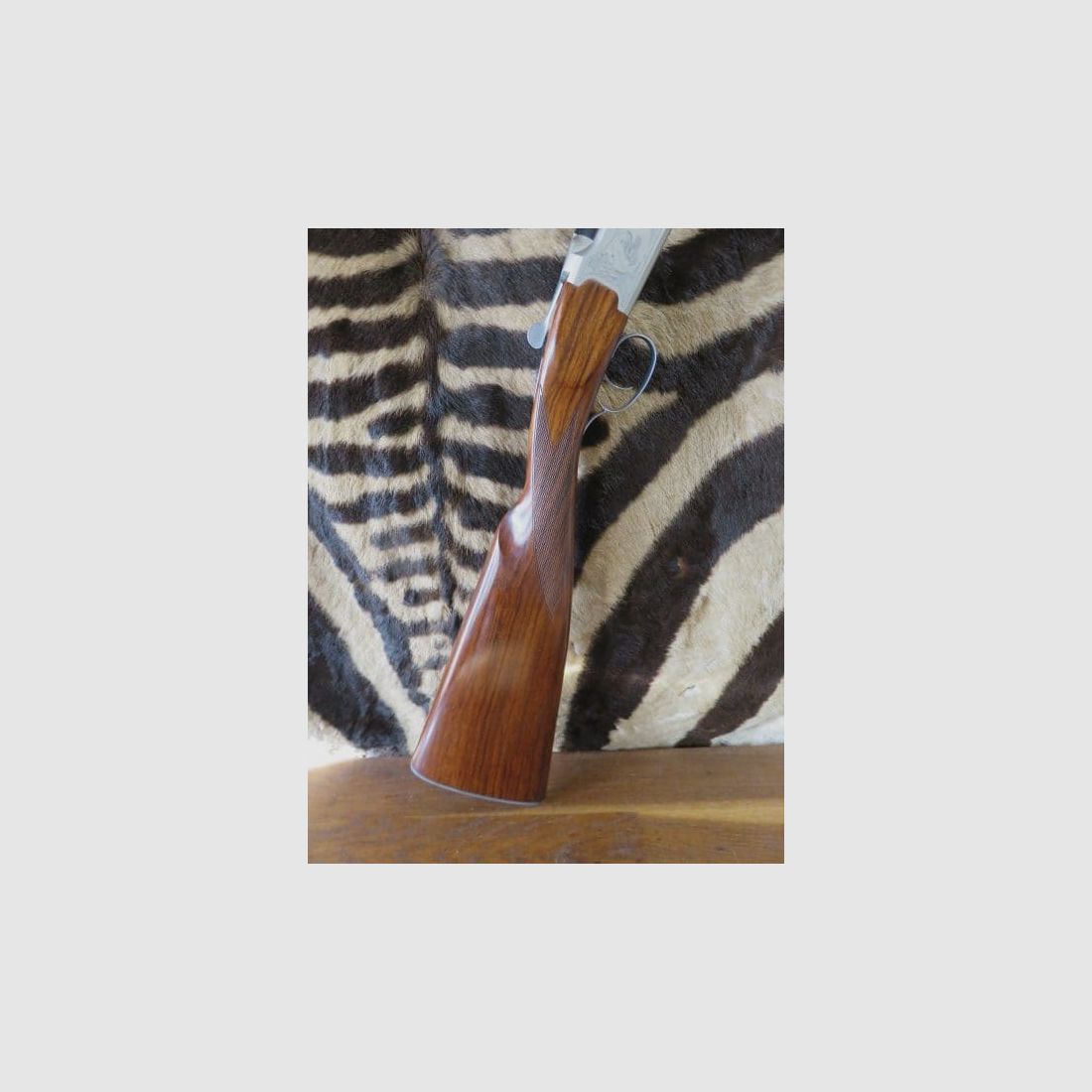 YILDIZ Bockdoppelflinte Schalldämpfer Kal.410/76 Läufe 83 cm – Englischer Schaft, Bild 10 von 11