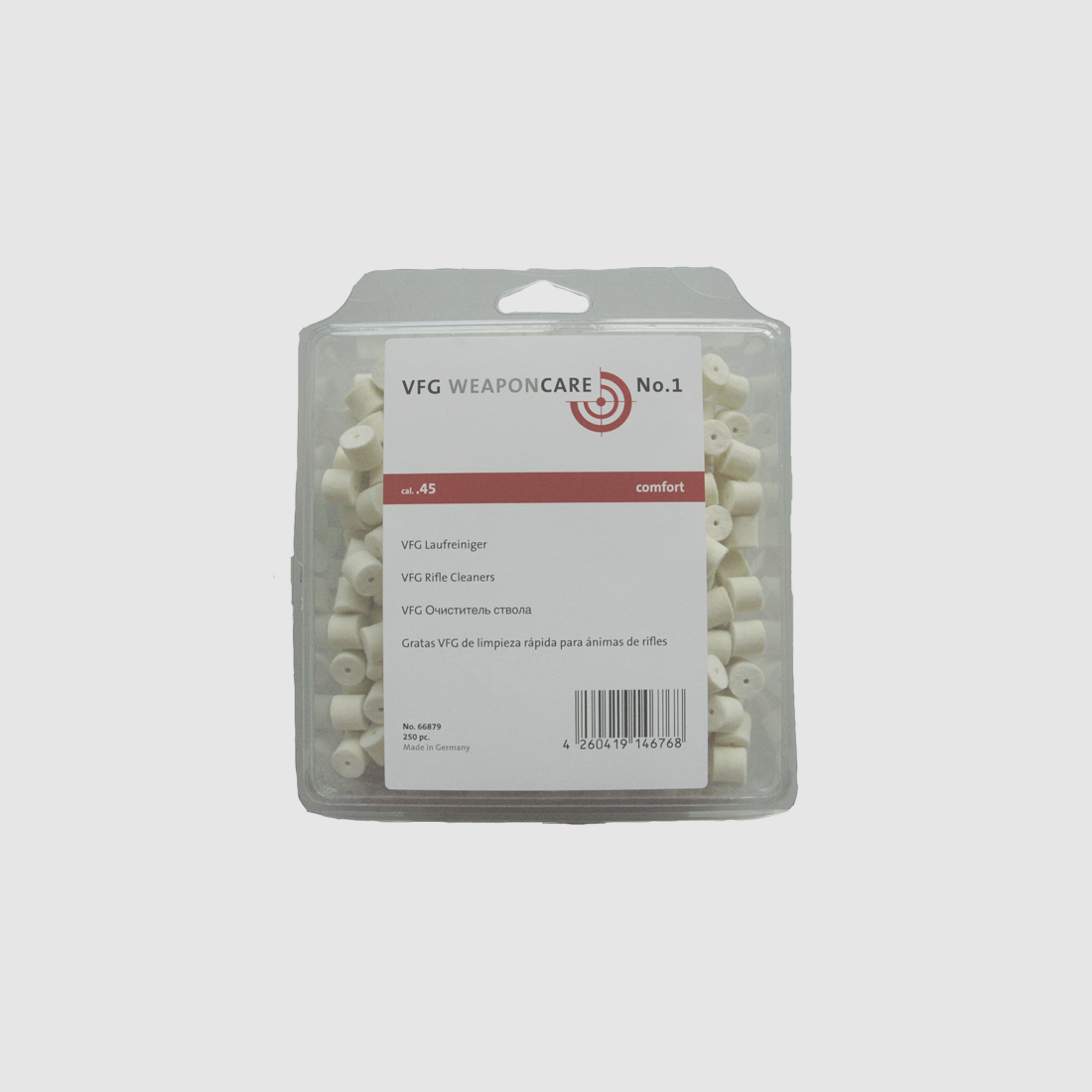 VFG Cleaner Comfort .45 250 pezzi, immagine 1 di 2