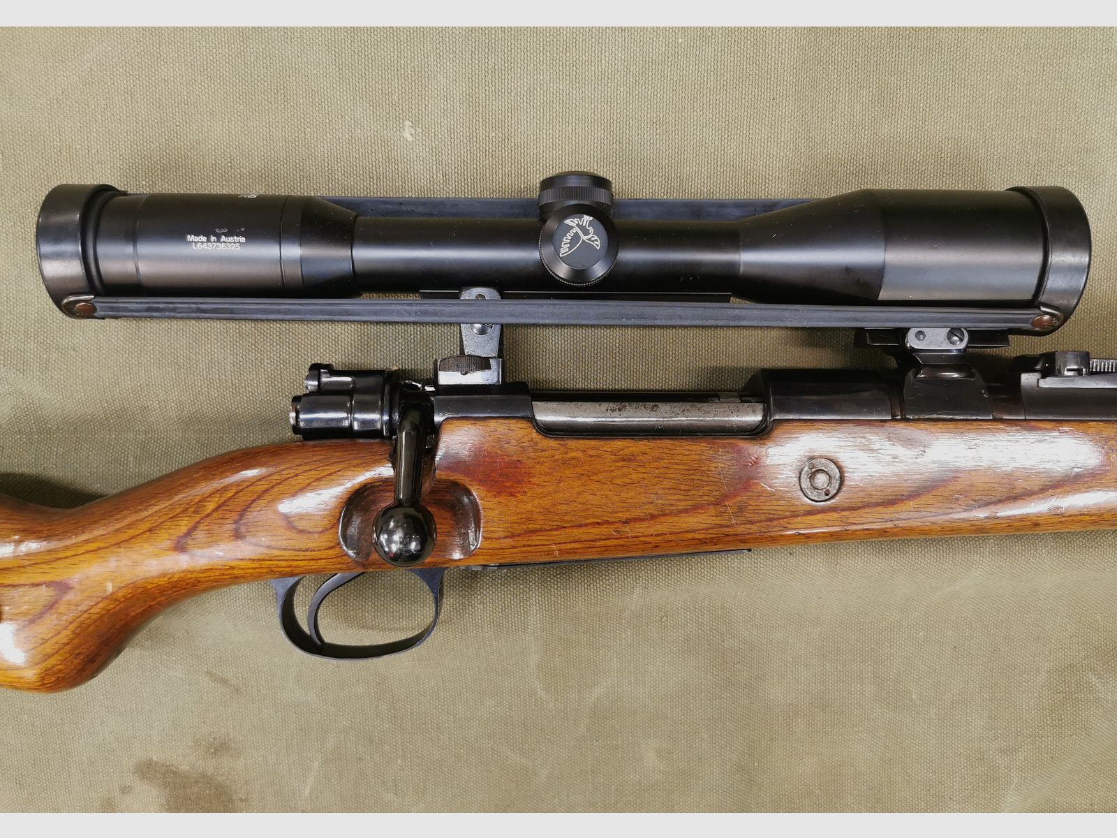 K98 Mauser Kaliber: .308Win mit ZF Svarovski Habicht 6x42 
