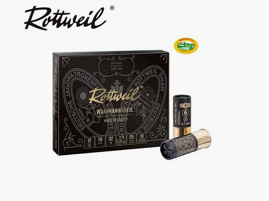 ROTTWEIL cartucce Waidmannsheil HV cal.12 gr.36 pb.7