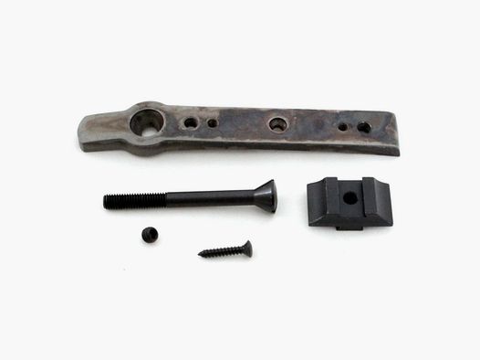 Kit Rail et Réhausse de Guidon Pedersoli - Acier Robuste - Ajustement Précis - Optimisation de la Visée pour Armes à Poudre Noir