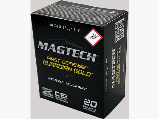 Magtech Fangschusspatrone Guardian Gold .40S&W JHP 180grs