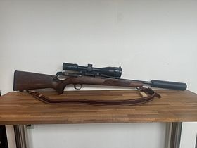 Steel Action HS .308 Win – Leica Fortis 6 2,5-15x56, rail & Jaki Classic suppressor – Top conditie