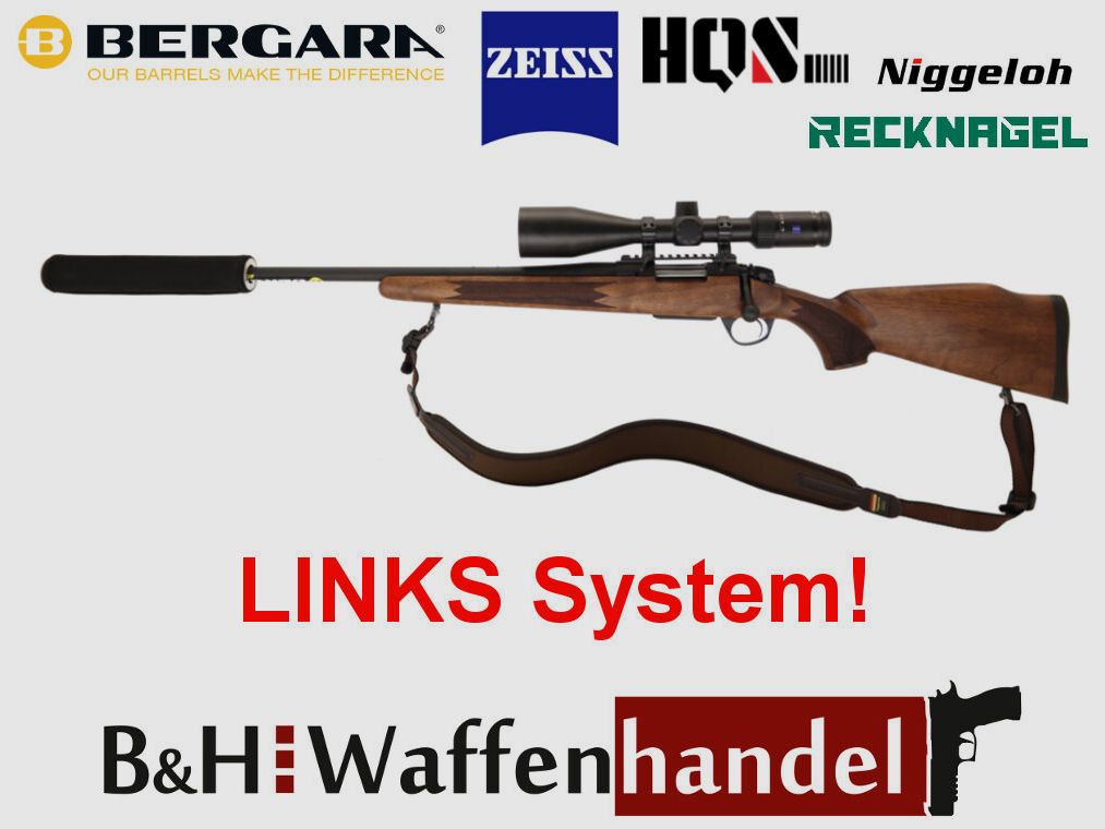 Bergara	 B14 Timber LINKS System Komplettpaket #3 / Zeiss / Schalldämpfer etc.