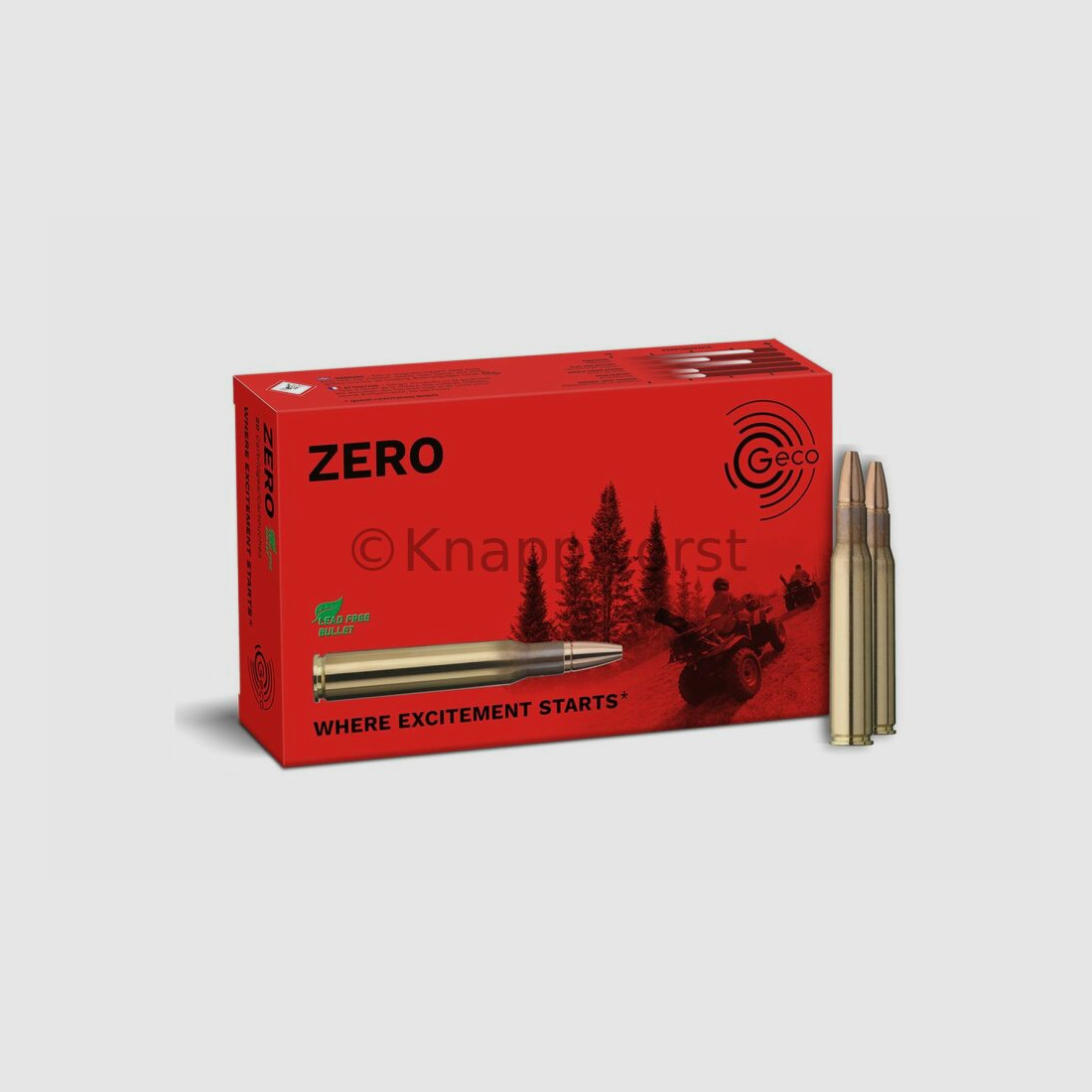Geco GECO .30-06 ZERO 8,8g Bleifreie Büchsenpatronen