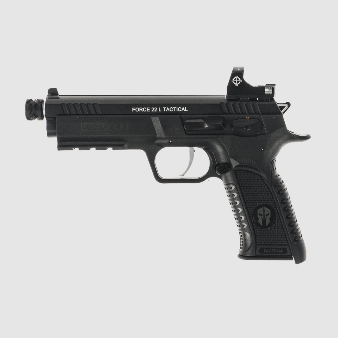 PISTOL – TANFOGLIO MOD. FORCE 22 L TACTICAL OR WITH RMSC ADAPTER CAL. 22 LR, image 1 of 4