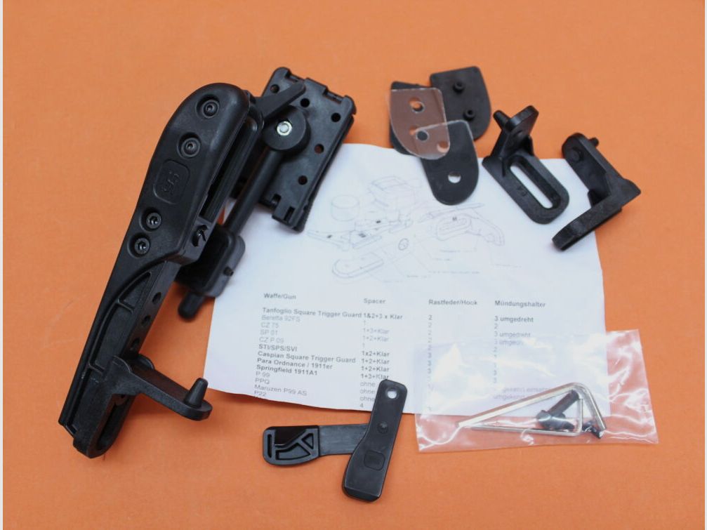 Höppner & Schumann H&S/ Höppner&Schumann Holster Universel Speedsec 6 GFL RH Multilock (11000800ML) Polymer noir