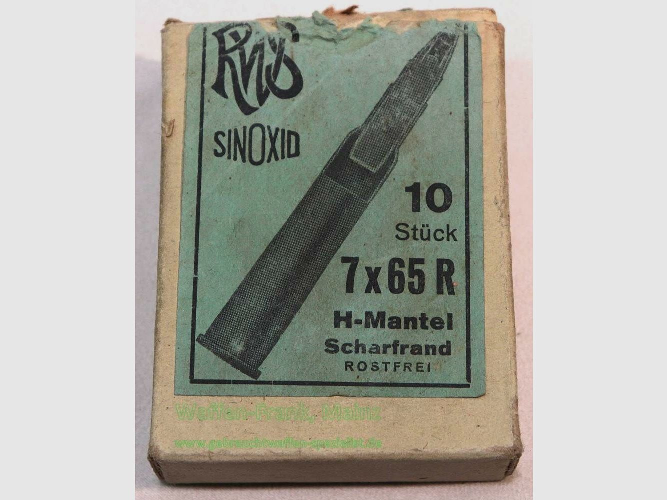 RWS (WZd.Fa.Rottweil) cartouches de fusil 7x65R, image 1 sur 2