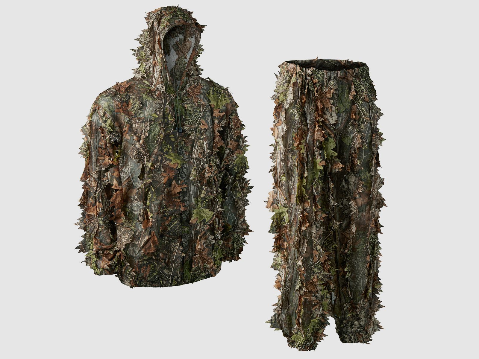 DEERHUNTER Sneaky Ghillie-Pullover-/Tarnanzug mit 3D-Blättern, Bild 1 von 3