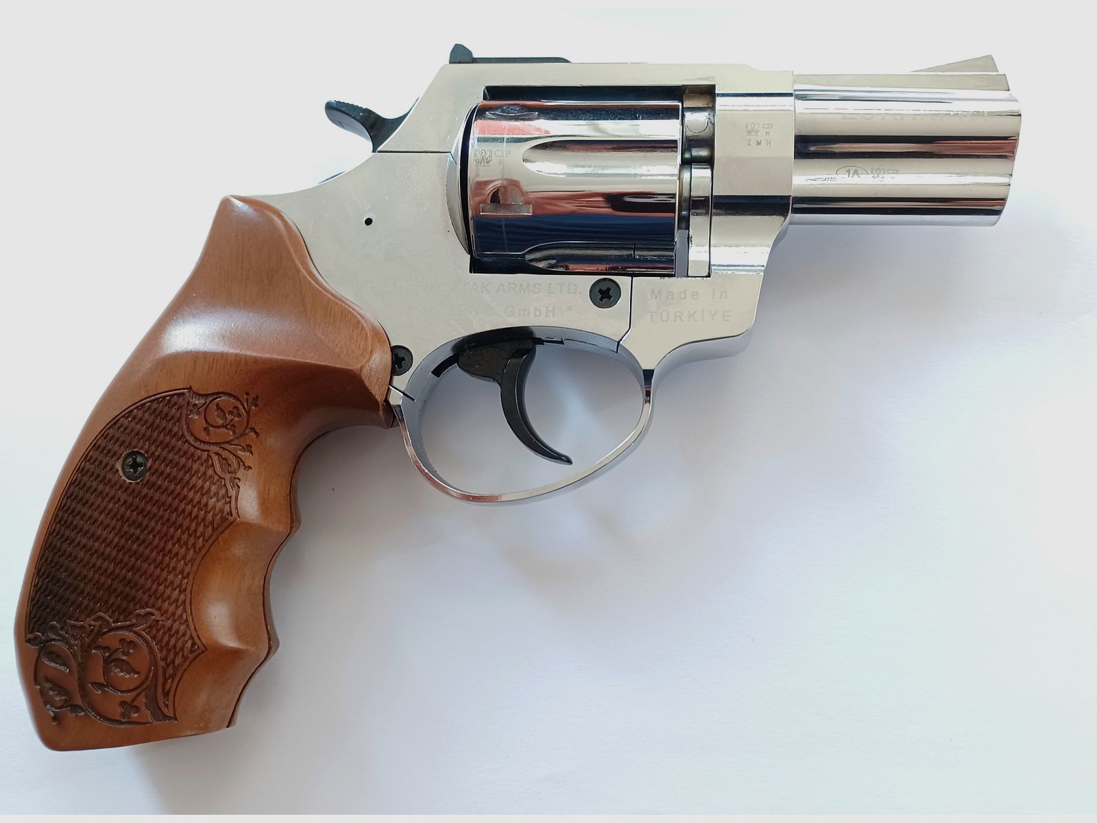 Zoraki R1 2.5" Chrome cal. 9mm R.KNALL