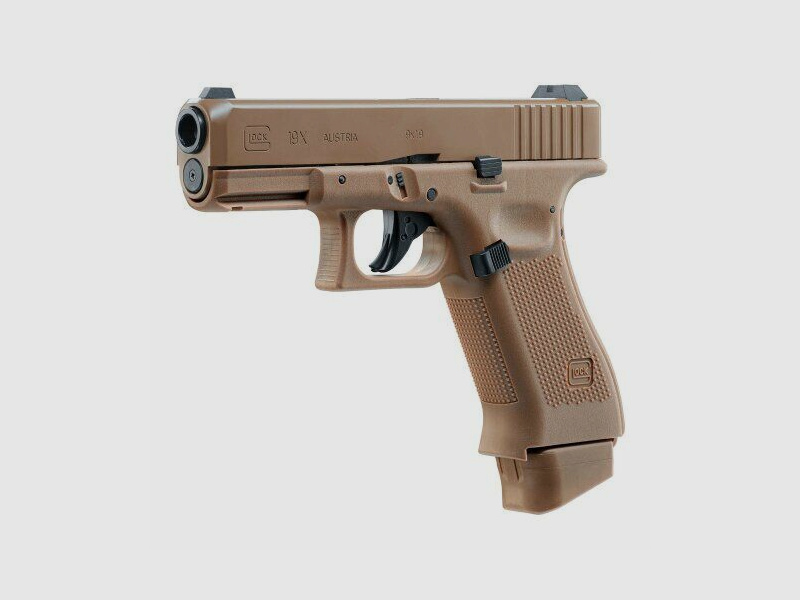 GLOCK 19X 6 mm, CO2, < 1,6 J, coyote