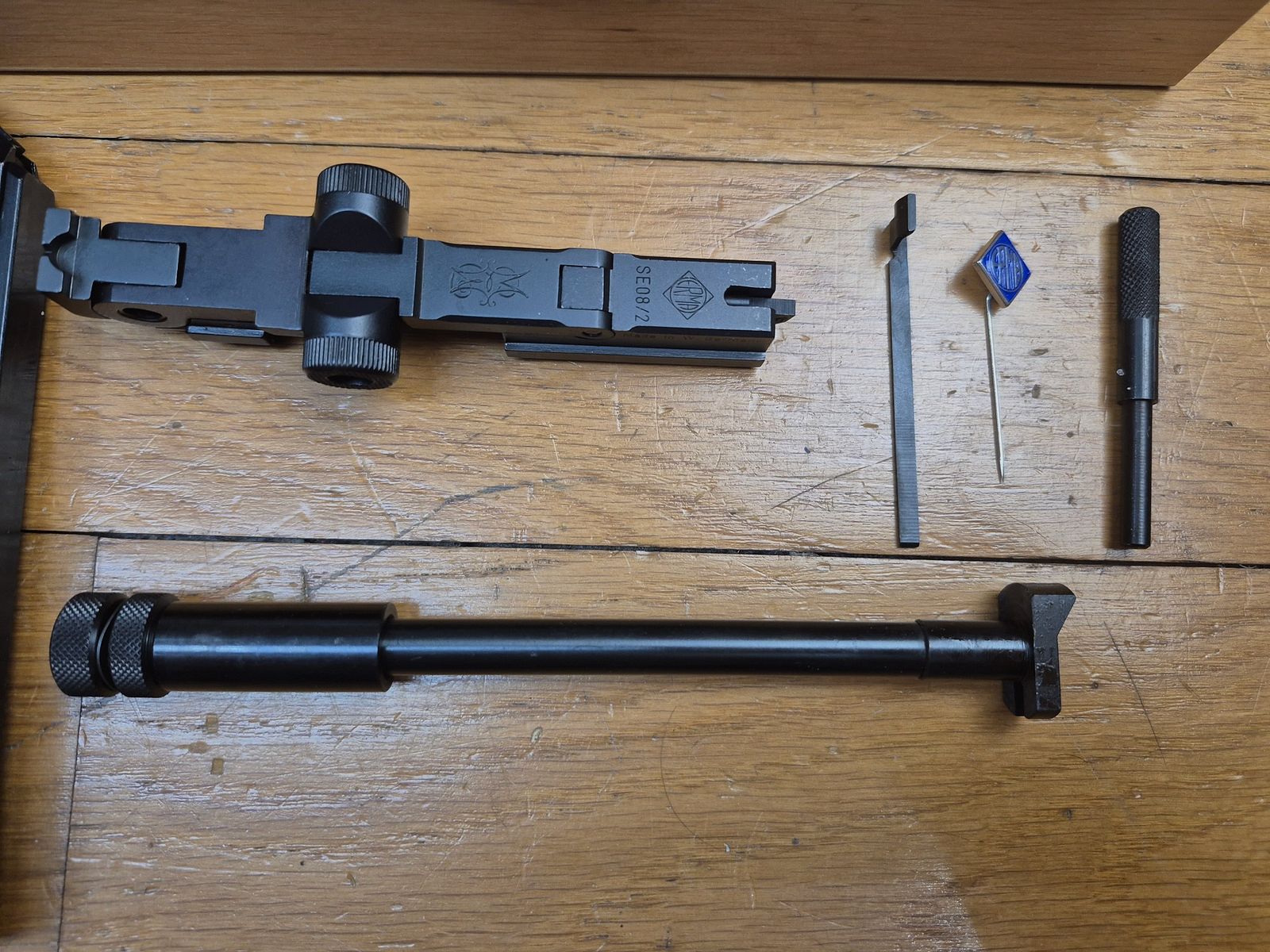 Sehr seltene ERMA 22LR Umrüstung für P08 Luger – Alle Zubehörteile komplett inklusive Magazin – Nie benutzt – Originalverpackung in absolut neuwertigem Zustand!, Bild 6 von 11