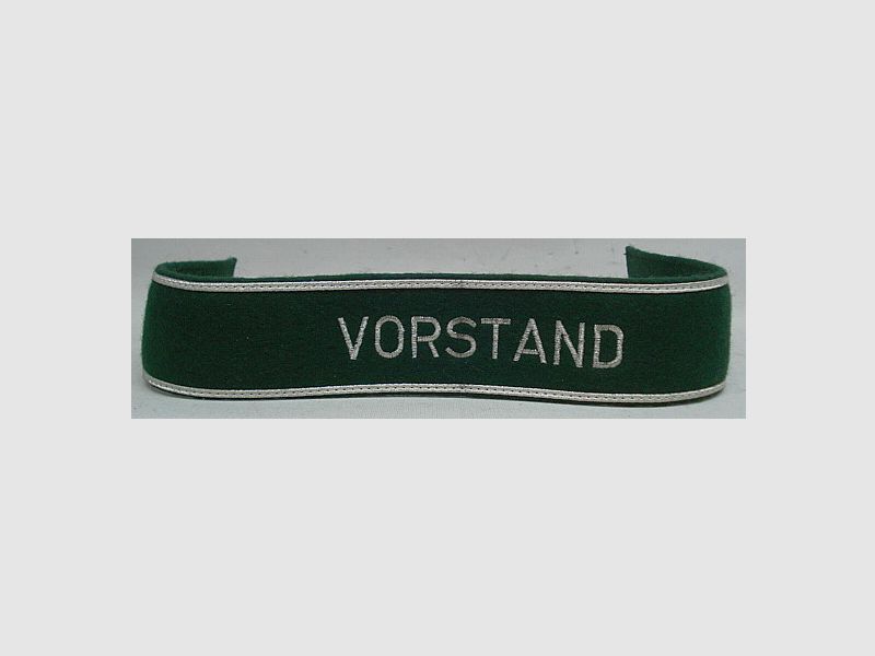 Ärmelstreifen Vorstand - silberner Druckschrift