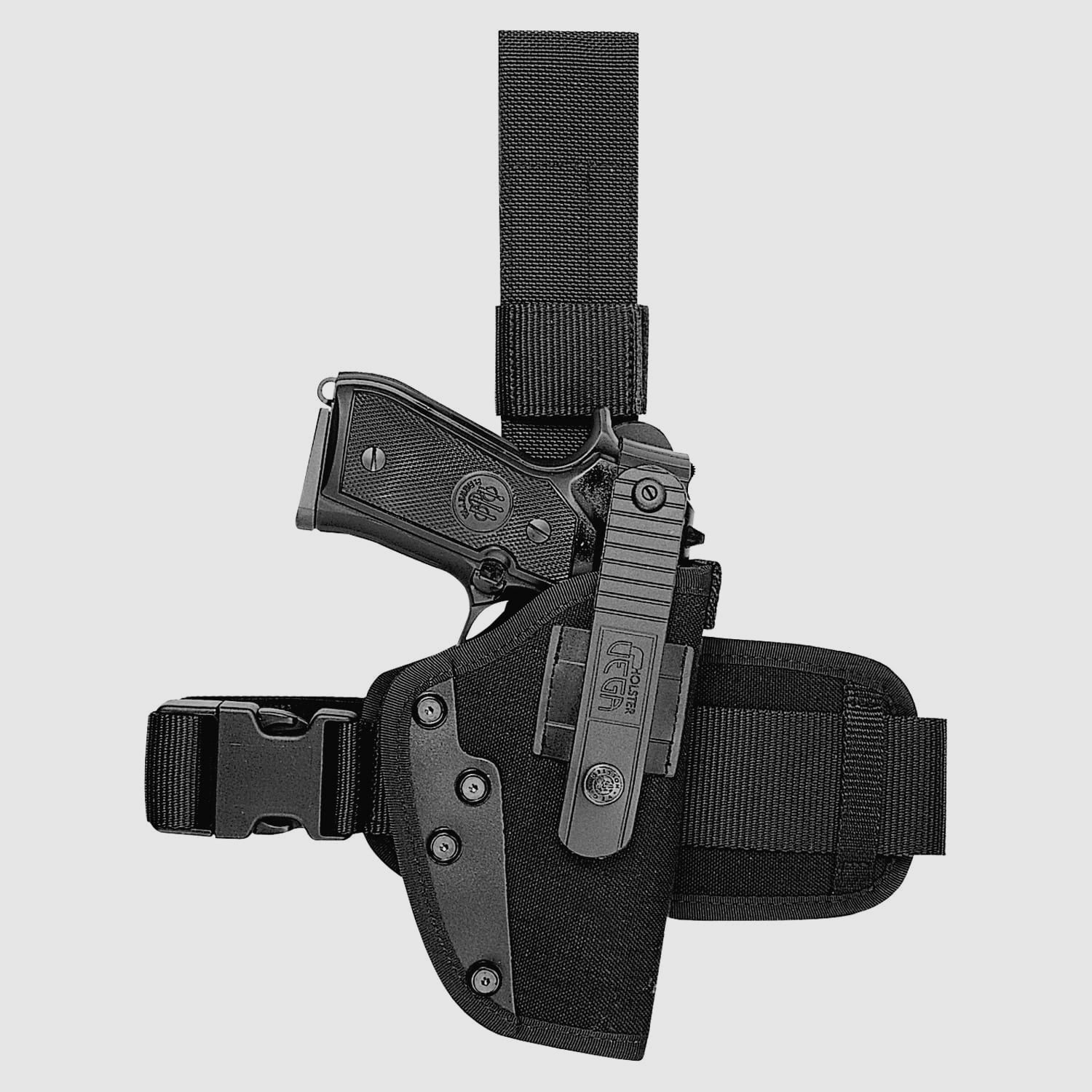 Vega Holster Taktyczny Nylonowy Holster na Udo
