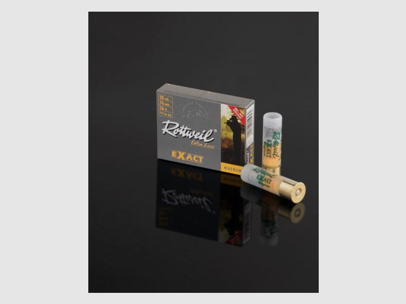 Rottweil 20/76 EXACT Magnum proyectil de escopeta 32g