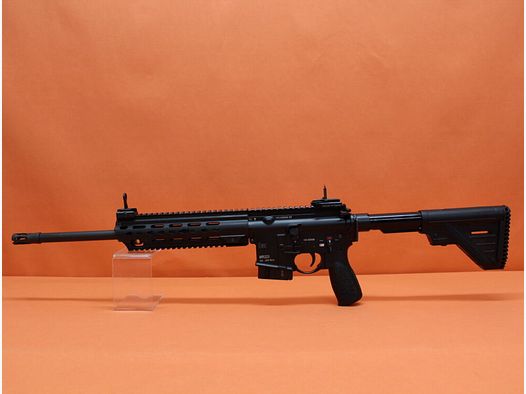 Heckler&Koch Ha.Büchse .223Rem Heckler&Koch/H&K MR223 A3 16,5" Lauf Schwarz HKey, Gas-Piston-System AR-15/HK416
