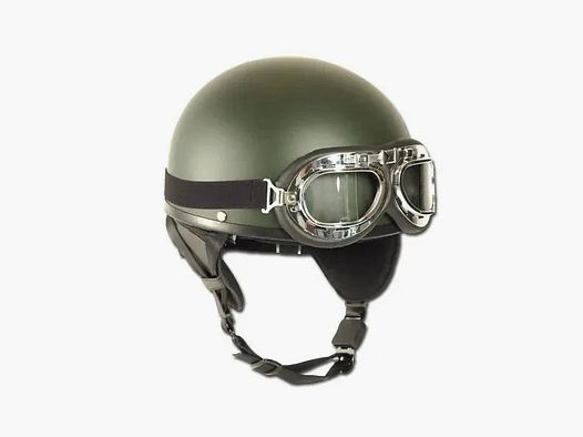 Mil-Tec Retro Helm Halbschale oliv