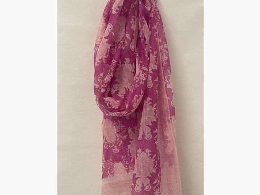 Sciarpa Habsburg piccola arabesque in rosa