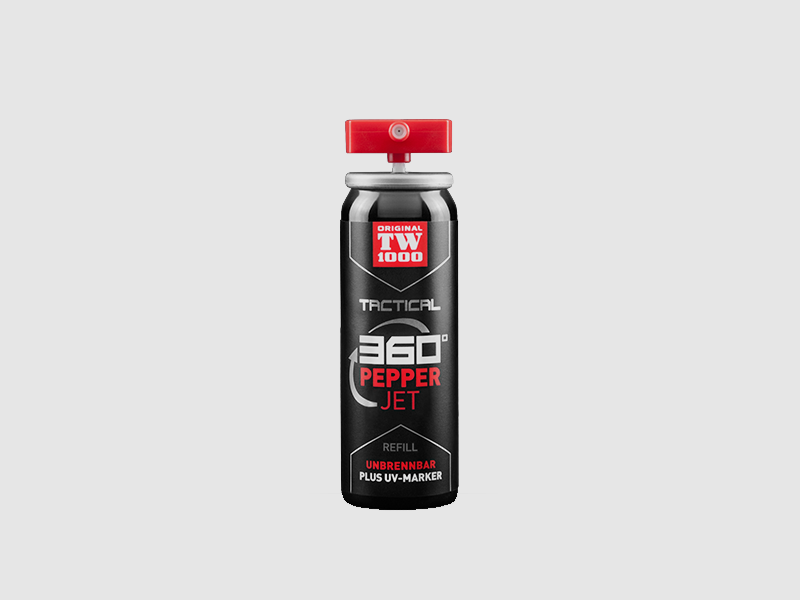 TW1000 TACTICAL Pepper-Jet Super-Garant Professional 45ml - TW1000 TACTICAL Pepper-Jet Ersatzpatrone 45ml