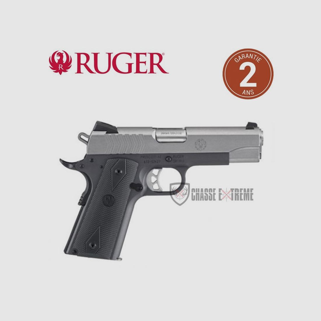Pistolet RUGER SR1911 Commander Lightweight 4.25" Cal 9mm Para