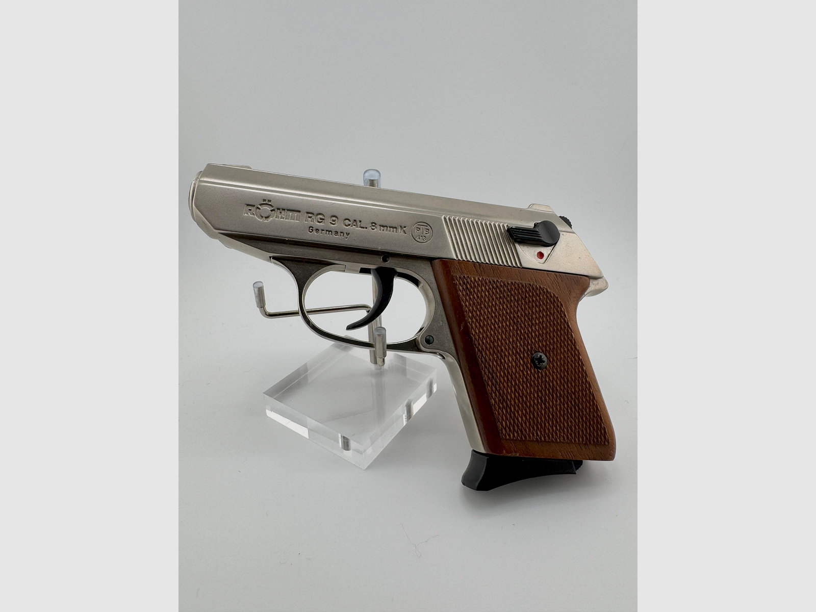 Röhm RG 9 nichelato - PTB 413 - Anno di prova KC (1992)