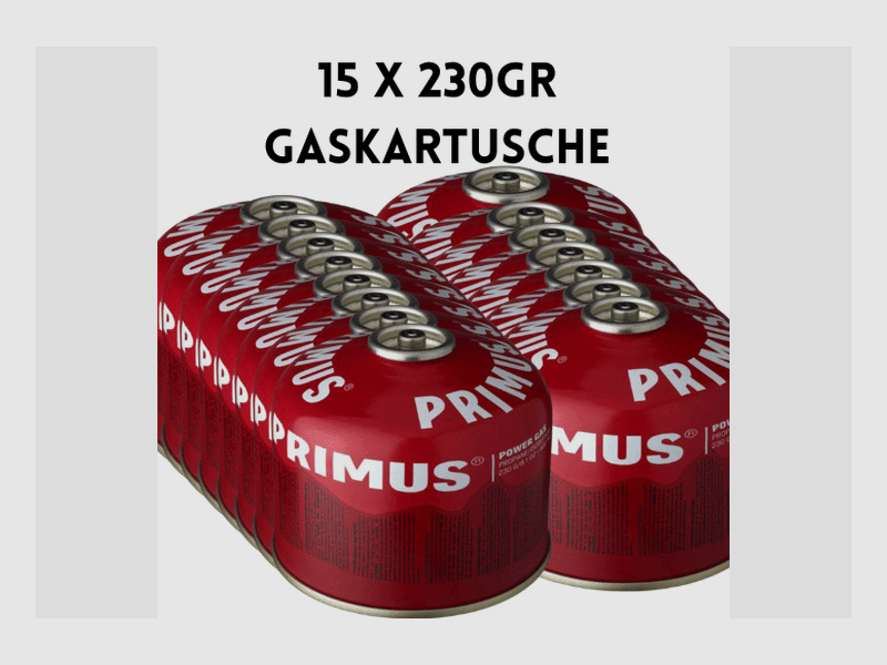 Vorrats-Set - Primus Power Gas Gaskartusche 230g