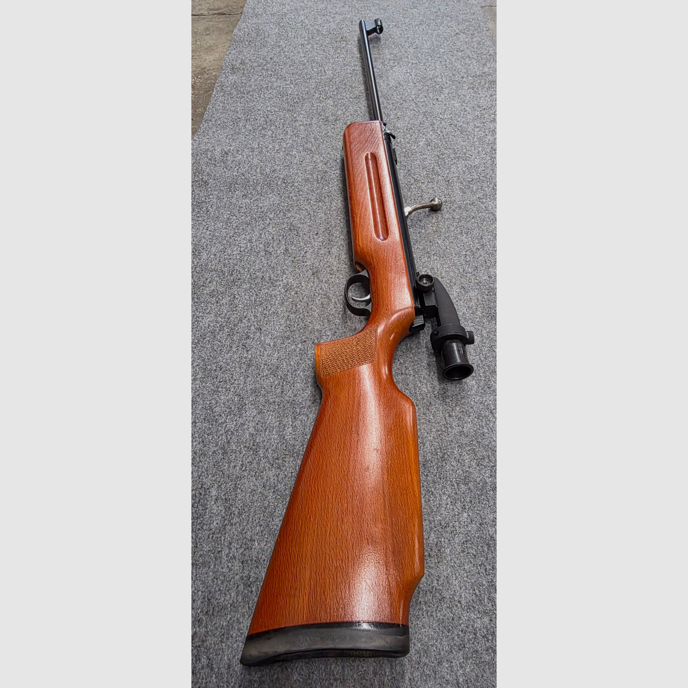 Q1 Skośny uchwyt tunelu koronkowego Haenel Mod. 3.112 z diopterem i precyzyjnym spustem przeładowującego kal. 4,5mm Diabolo 311 - 2, zdjęcie 4 z 10
