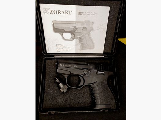Zoraki 906 blank firing pistol 9mm P.A.K. (PTB 1012)