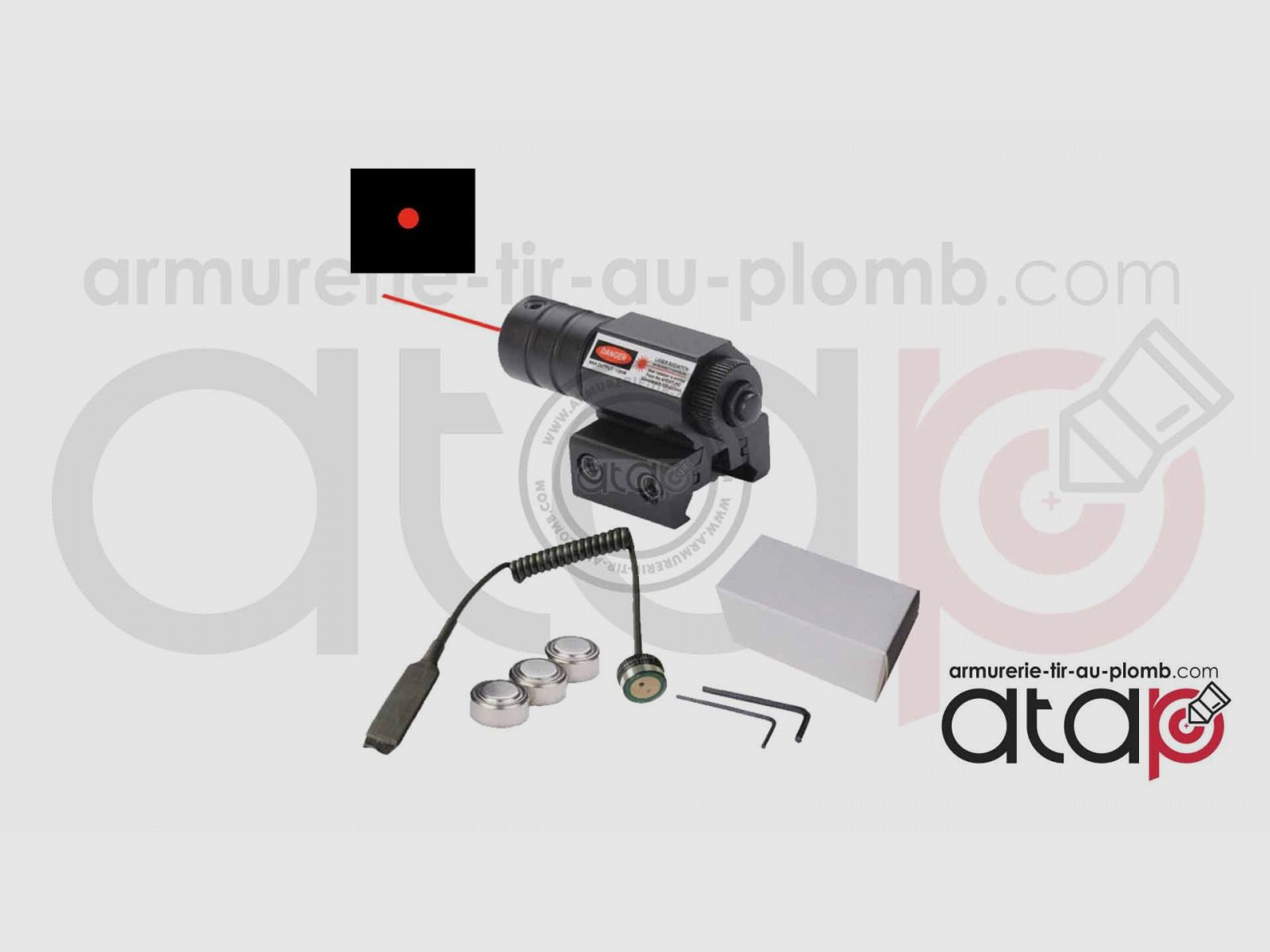 Kleine laser micro shot voor rail van 11 en 22 mm, afbeelding 1 van 6