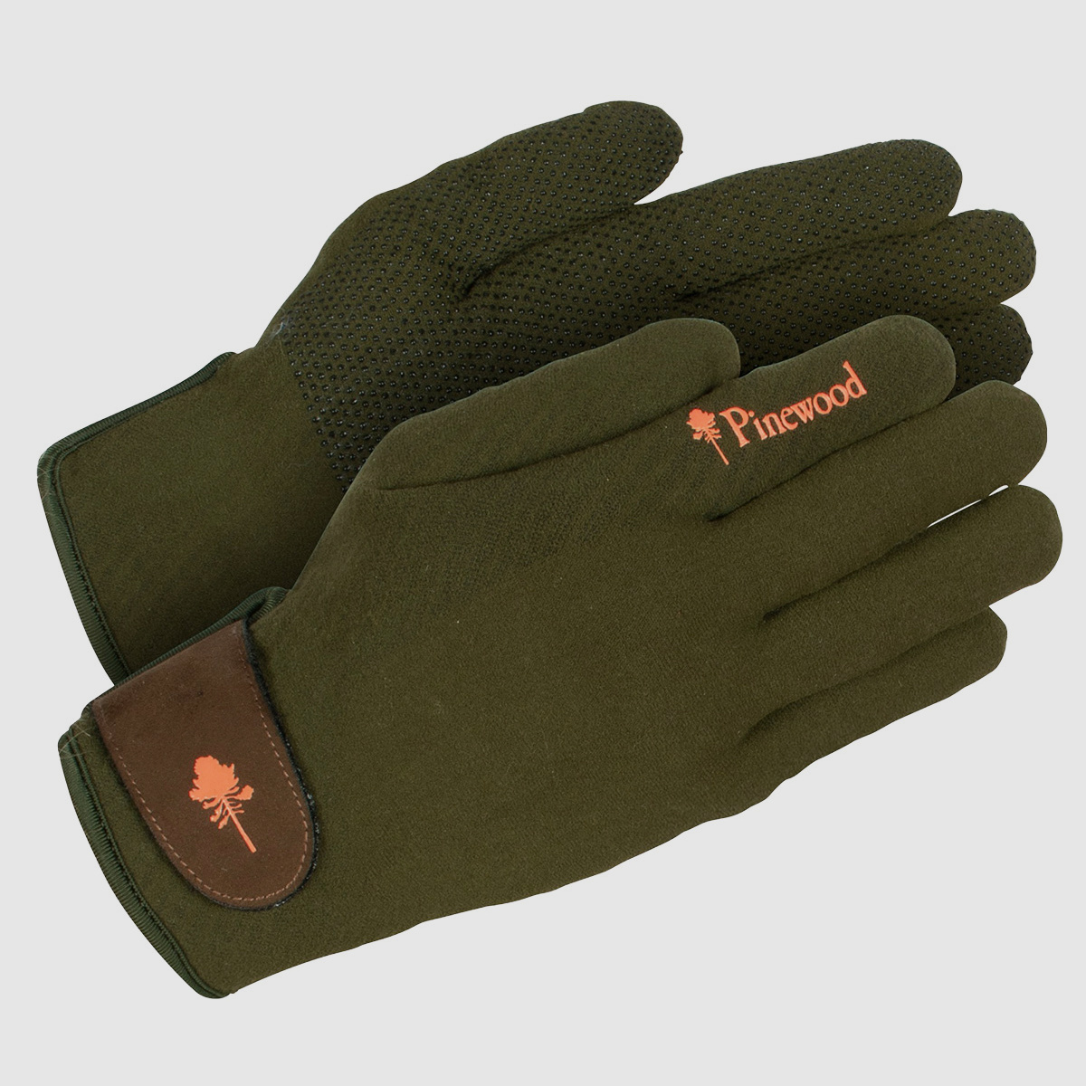 Pinewood Handschuhe Stretch Extreme Mossgreen/Dark Brown