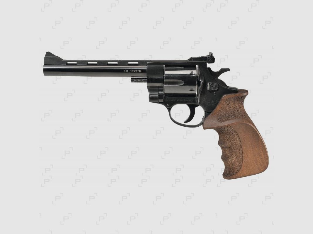 Revolver WEIRAUCH HW38 T 6" Kaliber .38 SPÉCIAL - Holzgriff