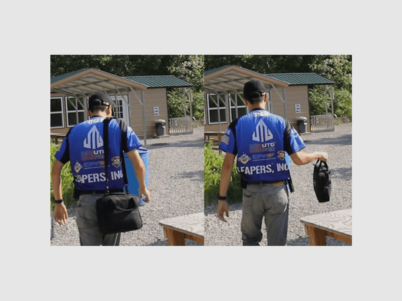 UTG Competitie Schutter Dubbele Pistooltas, Zwart