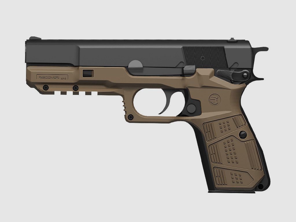 Recover Tactical – HPC Rail per Browning e FN Hi Power – Nero, immagine 2 di 2