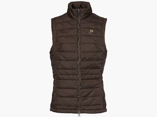Chevalier Quintin gilet matelassé, Leather Brown