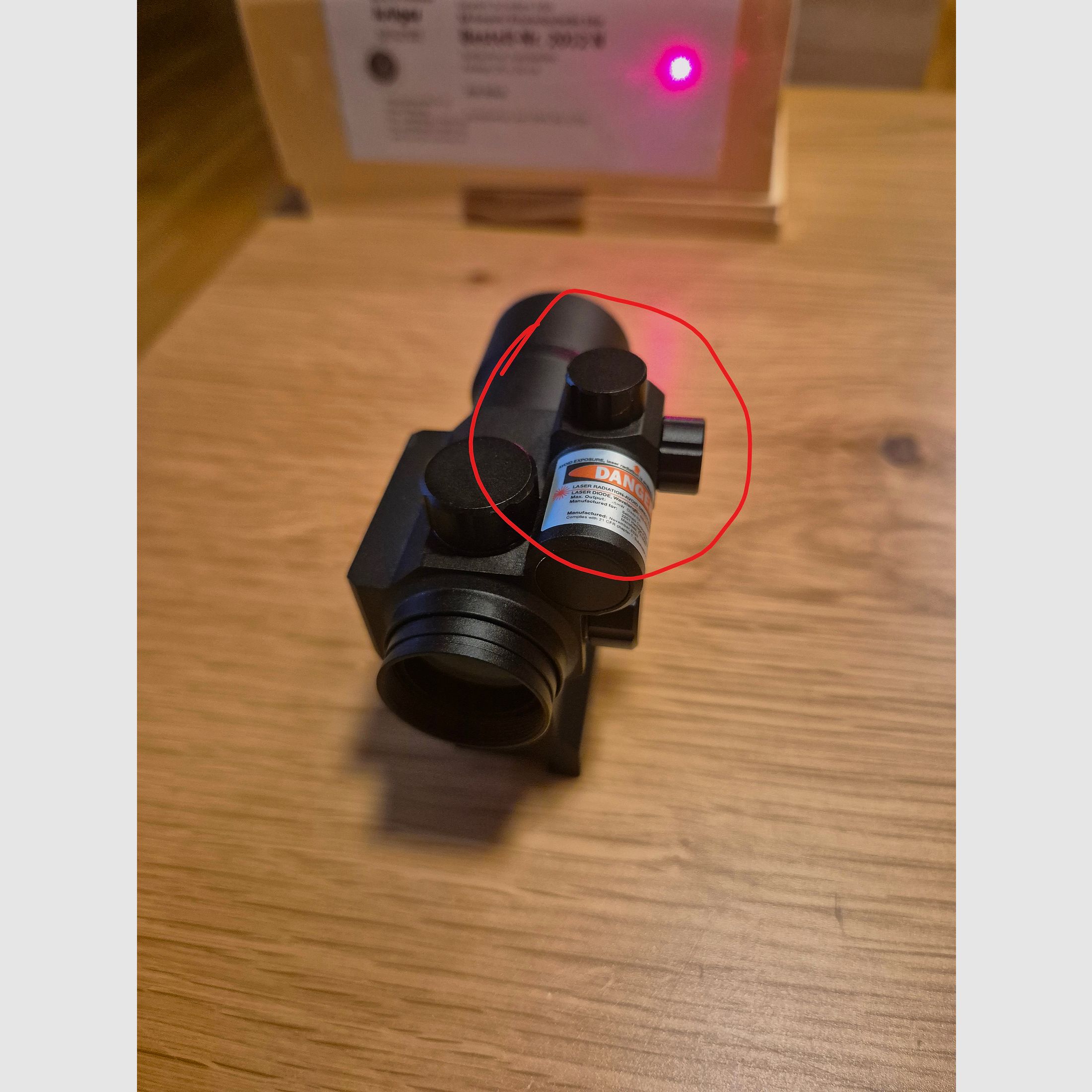 Firefield Impulse 1x30 Red Dot Sight mit integriertem Rotlaser